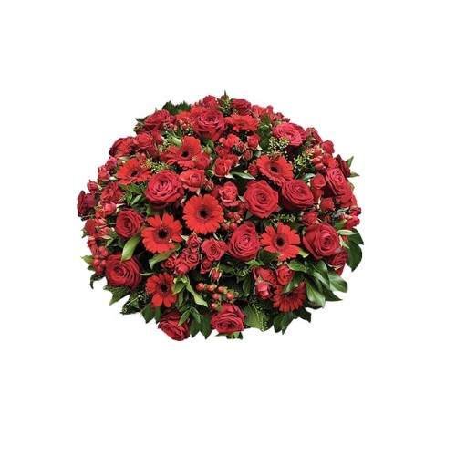 COUSSIN DE FLEURS DEUIL LAC-DES-ROUGES-TRUITES